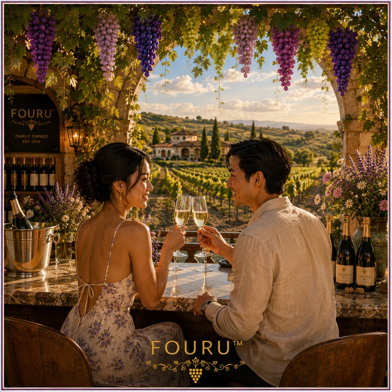 Wine country moment